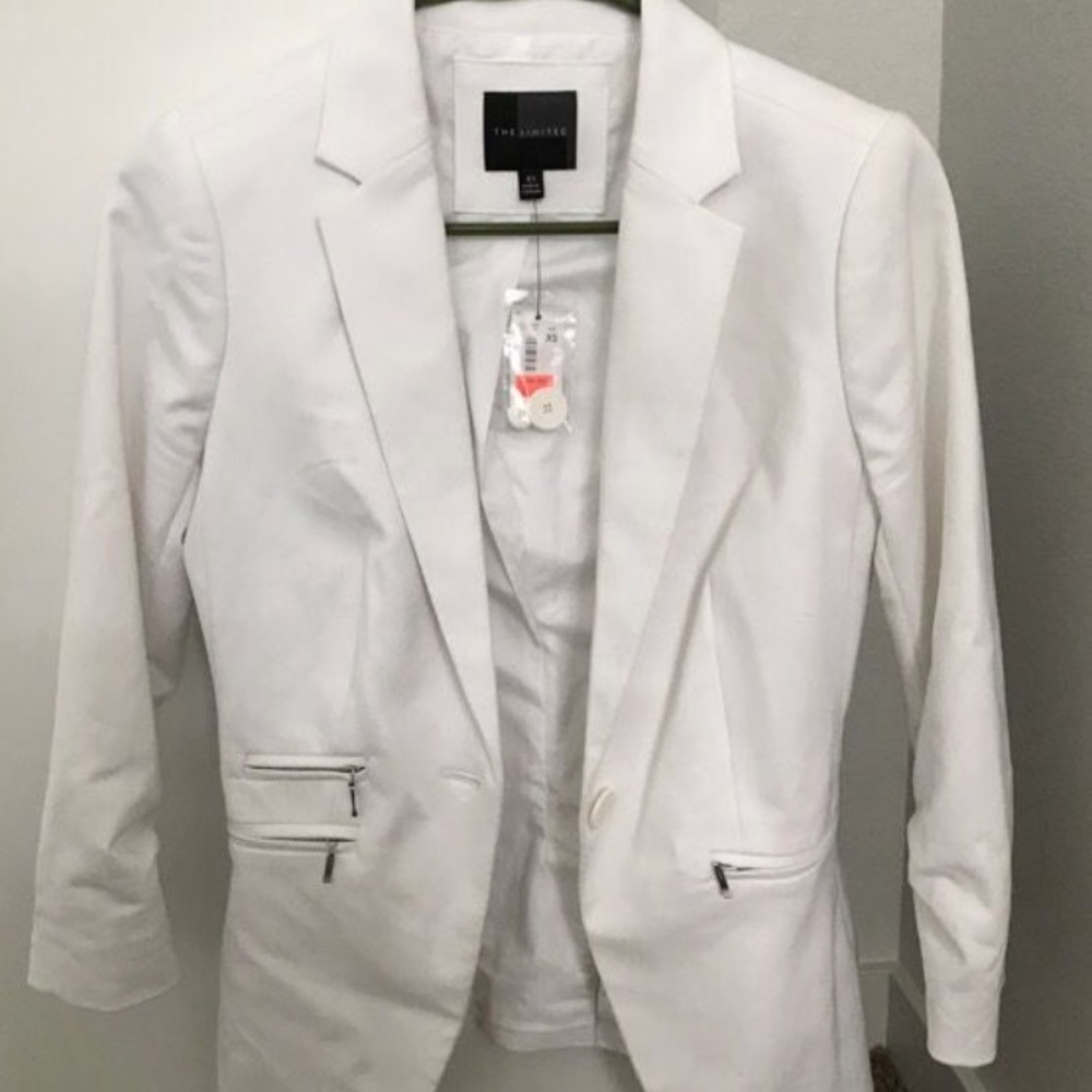 The Limited white blazer size XS